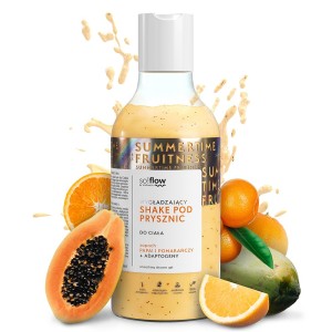 Smoothing shower gel, papaya and orange