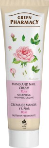 Hand and nail cream nourishing, moisturizing, rose