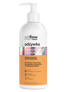 Conditioner for hair with a tendency to frizz