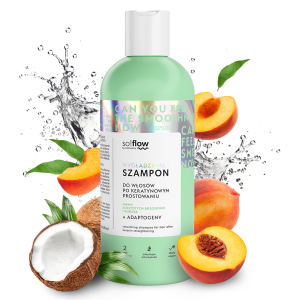Smoothing shampoo for hair after keratin straightening