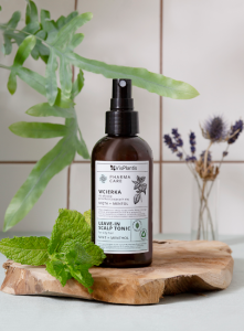 Leave-in scalp tonic for oily hair, mint + menthol