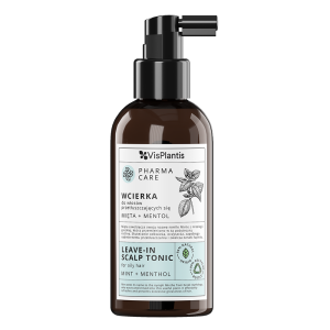 Leave-in scalp tonic for oily hair, mint + menthol
