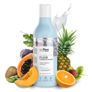 Heat protection hair fluid