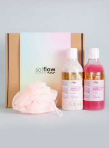 Pink and fruit so!flow body wash set