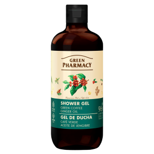 Shower gel, green coffee and ginger oil