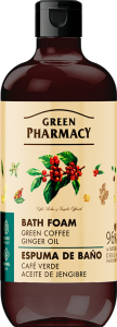 Bath foam, green coffee and ginger oil