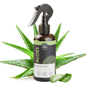 Scented coat mist for dog, aloe vera