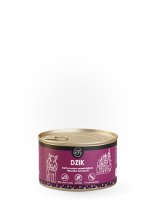 Wild boar 100% - complementary wet food for dogs, 410 g