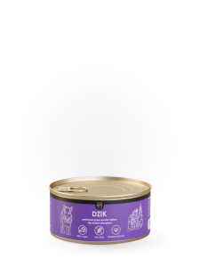Wild boar 88% - complete wet cat food, 300 g