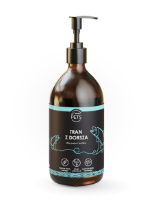 Wow!Pets Olej z wątroby dorsza Tran 500 ml