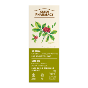Serum z żeń-szeniem i olejkiem z mięty marokańskiej do wrażliwej skóry głowy 100 ml