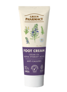 Foot Cream for Thickened Skin and Calluses, AHA Acids, Cedar Oil