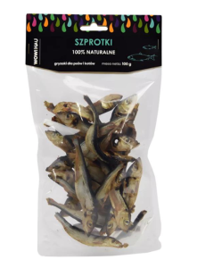 Suszone szprotki dla psa i kota