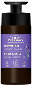 Żel pod prysznic, lawenda i olej lniany