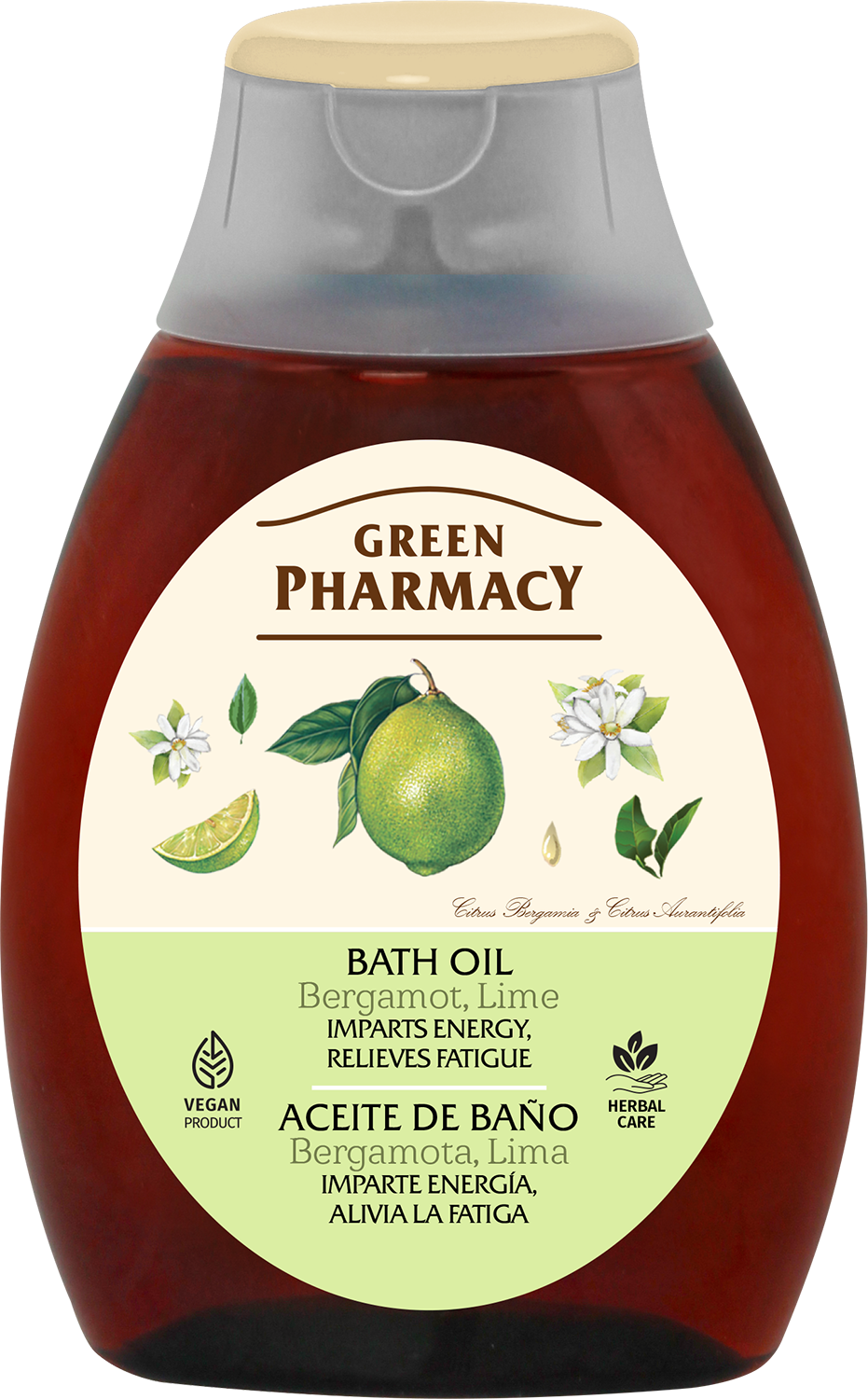 Bath oil bergamot and lime VisPlantis.pl